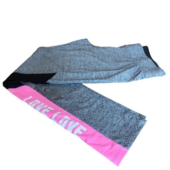 PAPAYA Pink & Gray Leggings Large - Picture 2 of 5